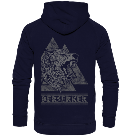 Nordic Wolf Berserker  - Basic Unisex Hoodie