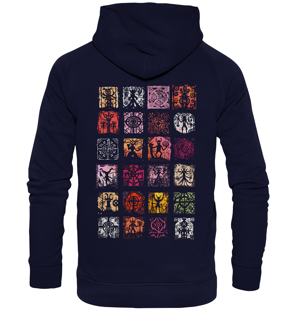 Abstrakte Nordische Symbole  - Basic Unisex Hoodie