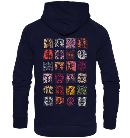 Abstrakte Nordische Symbole  - Basic Unisex Hoodie