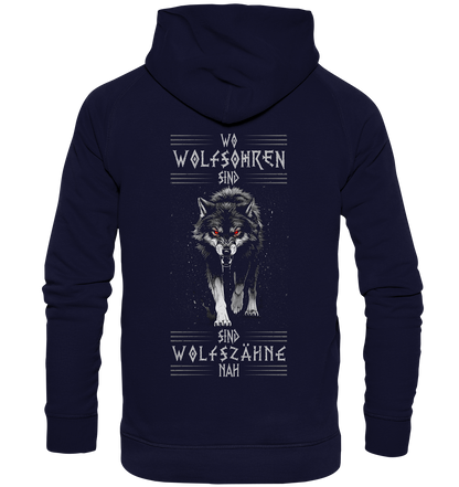 Wolfsohren Wolfszähne  - Basic Unisex Hoodie