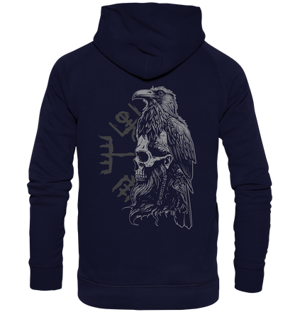 Rabe Schädel Vegvisir  - Basic Unisex Hoodie