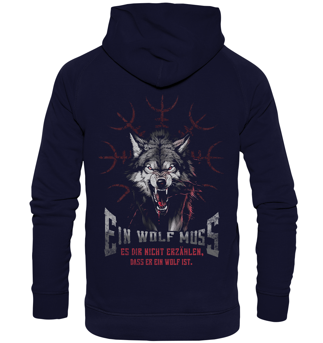 Nordischer Wolf - Basic Unisex Hoodie