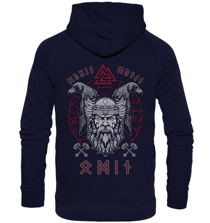 Odin Hugin Munin - Basic Unisex Hoodie