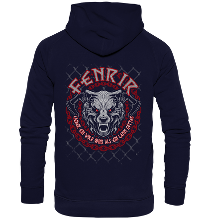 Nordic Wolf   Fenrir - Basic Unisex Hoodie