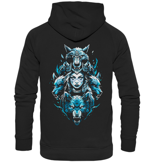 Kriegerin Wölfe - Basic Unisex Hoodie