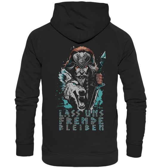 Wikinger Krieger Wolf - Basic Unisex Hoodie