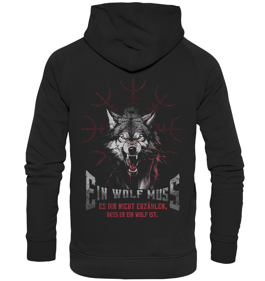 Nordischer Wolf - Basic Unisex Hoodie