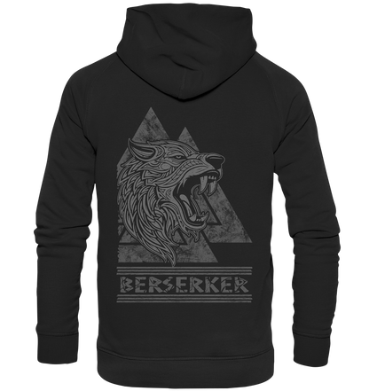 Nordic Wolf Berserker  - Basic Unisex Hoodie