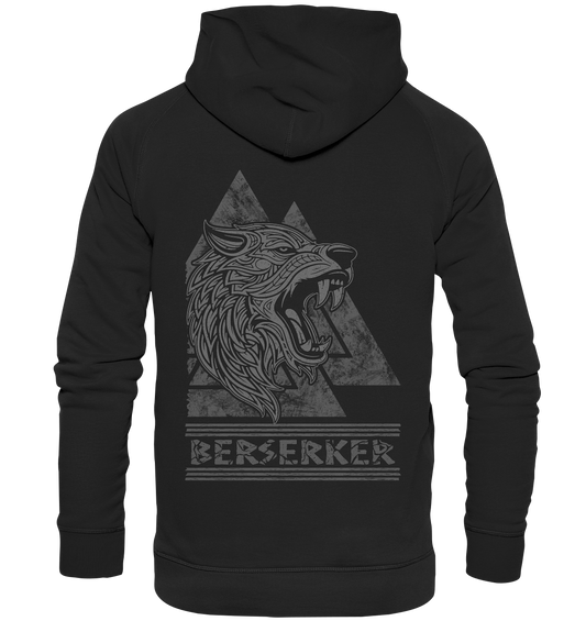 Nordic Wolf Berserker  - Basic Unisex Hoodie