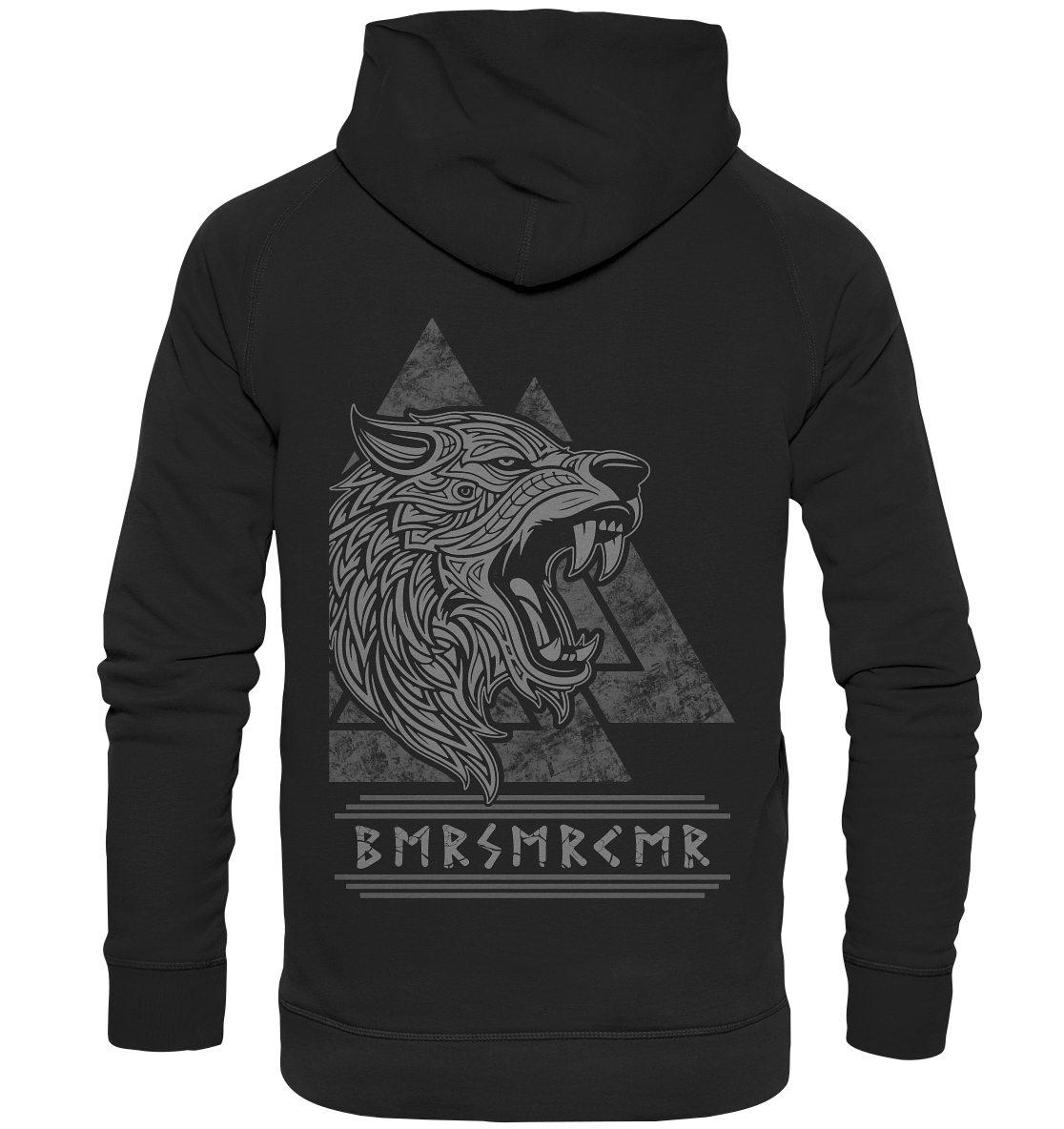 Nordic Wolf Berserker - Basic Unisex Hoodie