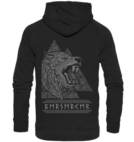 Nordic Wolf Berserker - Basic Unisex Hoodie