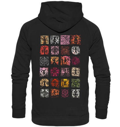 Abstrakte Nordische Symbole  - Basic Unisex Hoodie