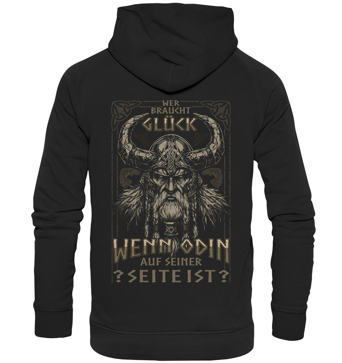 Wer Braucht Glück .... - Basic Unisex Hoodie