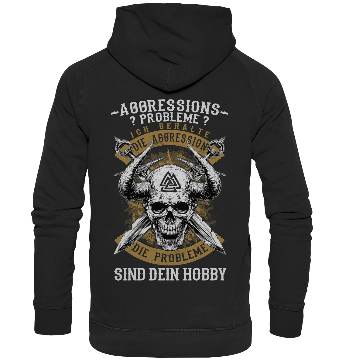 Aggressionsprobleme ??? - Basic Unisex Hoodie