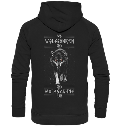 Wolfsohren Wolfszähne  - Basic Unisex Hoodie