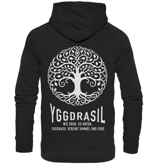 Yggdrasil Wie Oben, So Unten - Basic Unisex Hoodie