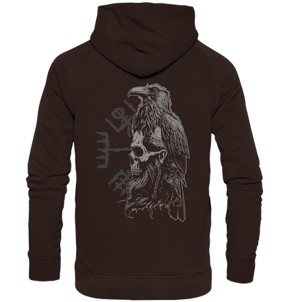 Rabe Schädel Vegvisir  - Basic Unisex Hoodie