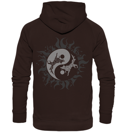 Odins Wölfe Geri und Freki  - Basic Unisex Hoodie