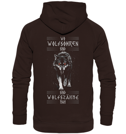 Wolfsohren Wolfszähne  - Basic Unisex Hoodie