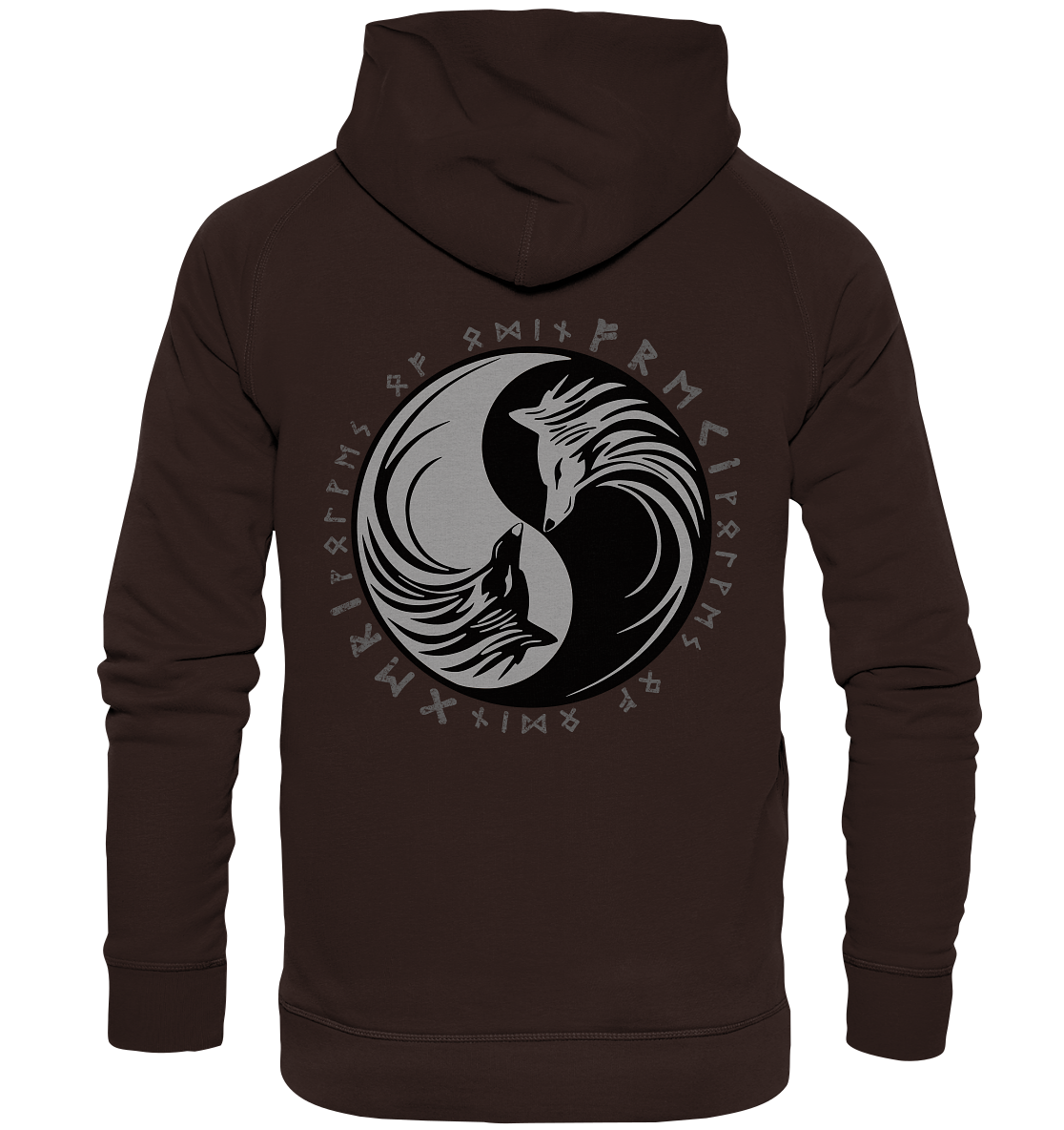 Odins Wölfe Geri und Freki - Basic Unisex Hoodie