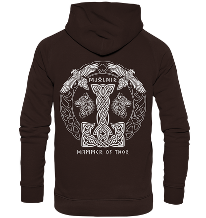 Mjölnir Hammer of Thor  - Basic Unisex Hoodie