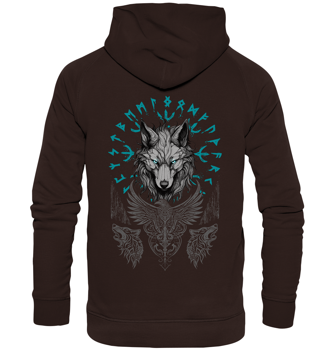 Wolf Vegvisir - Basic Unisex Hoodie