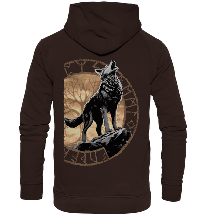 Wolf Yggdrasil  - Basic Unisex Hoodie