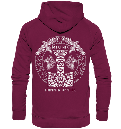 Mjölnir Hammer of Thor  - Basic Unisex Hoodie