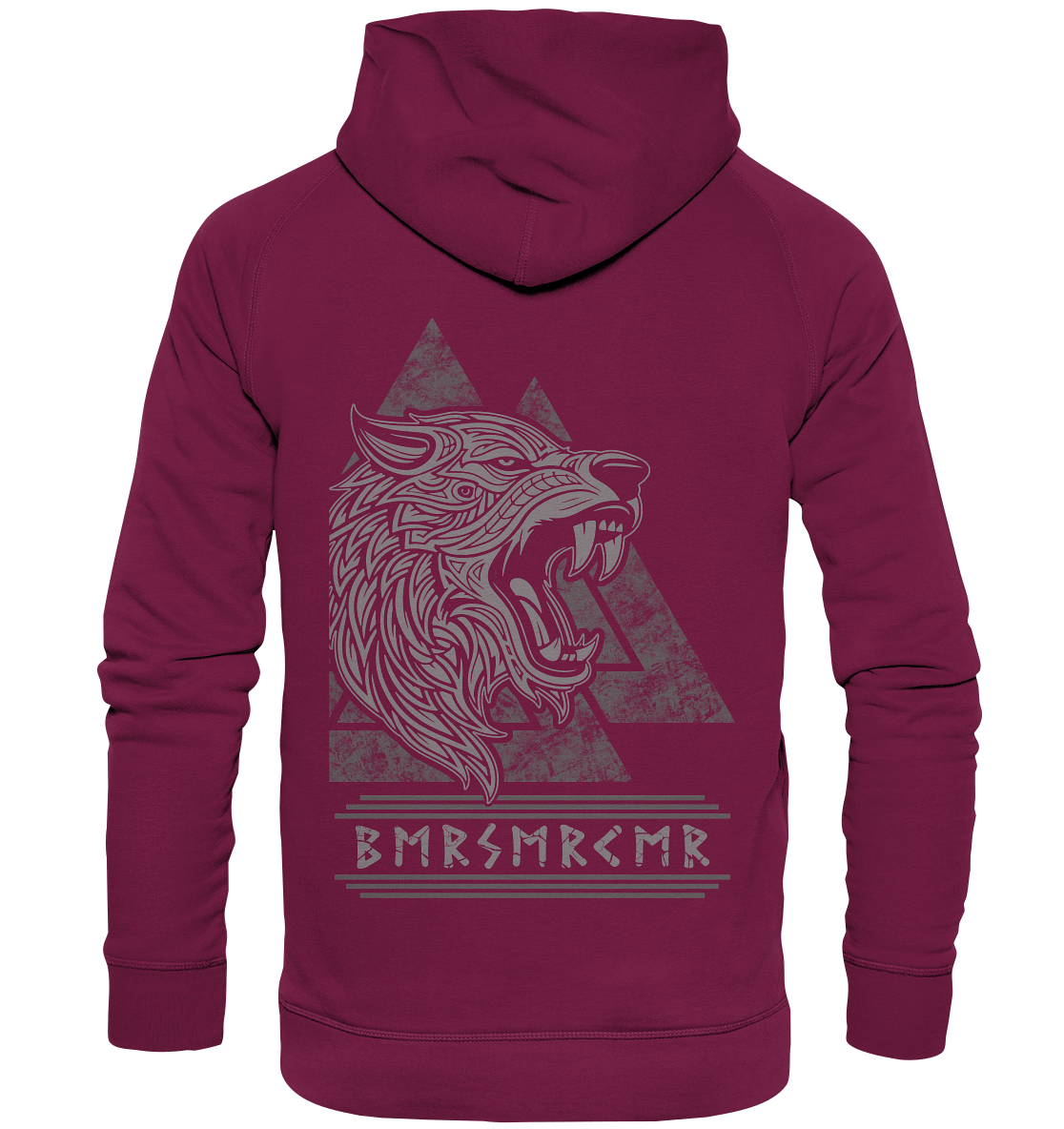 Nordic Wolf Berserker - Basic Unisex Hoodie