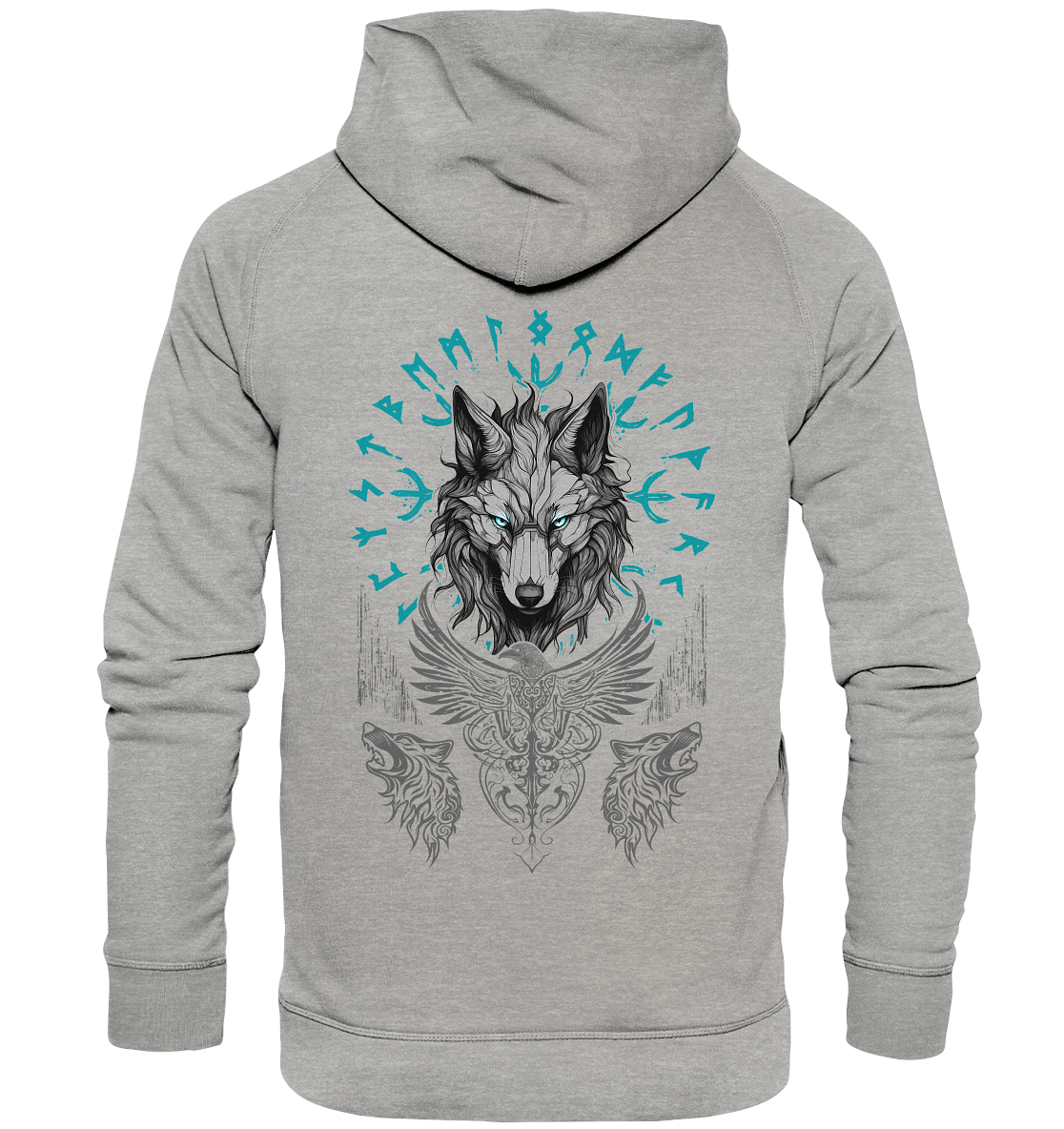 Wolf Vegvisir - Basic Unisex Hoodie