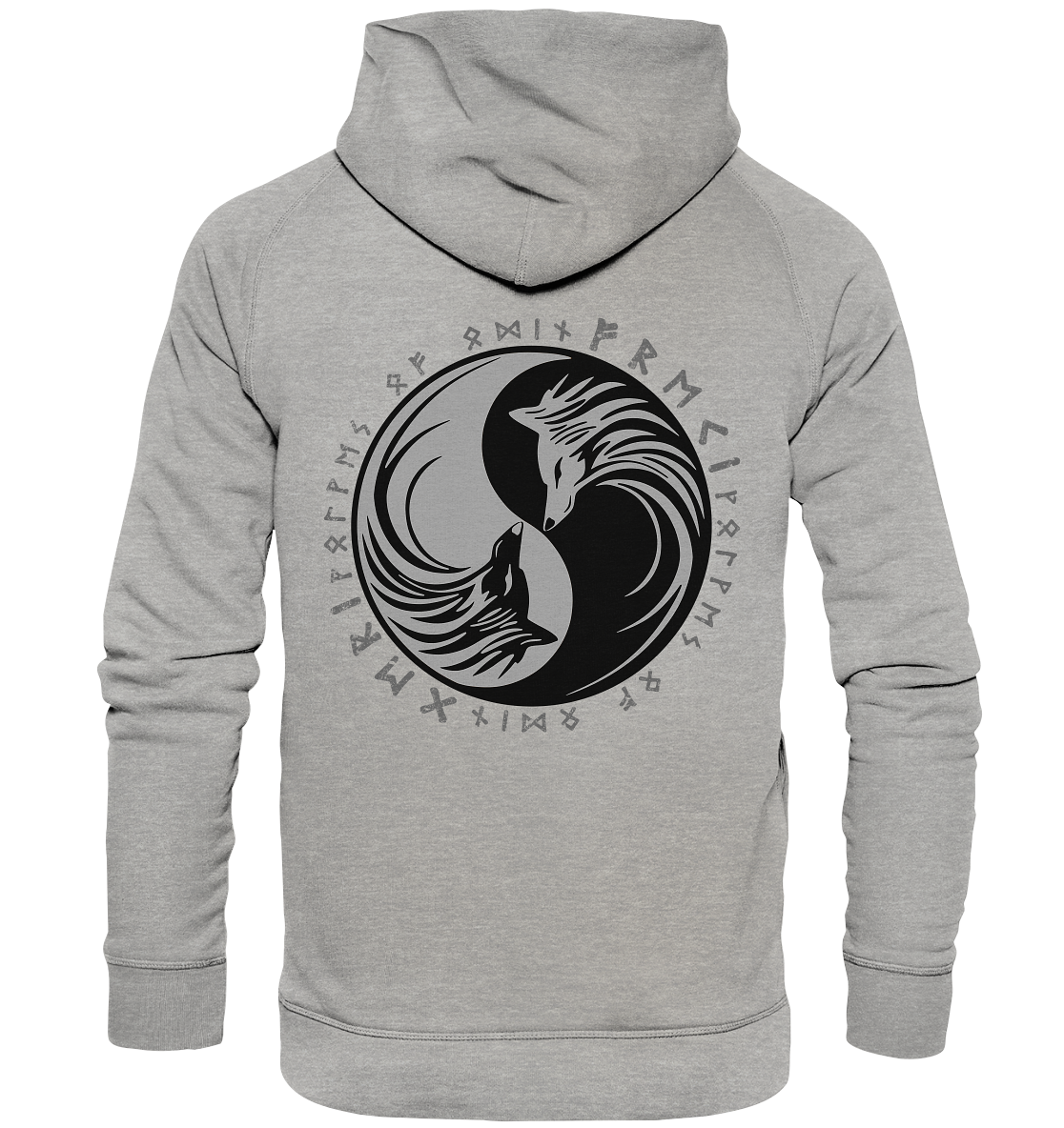 Odins Wölfe Geri und Freki - Basic Unisex Hoodie