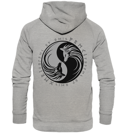 Odins Wölfe Geri und Freki - Basic Unisex Hoodie