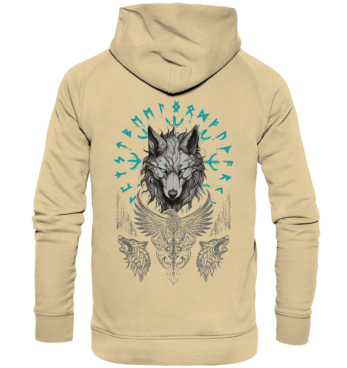 Wolf Vegvisir - Basic Unisex Hoodie