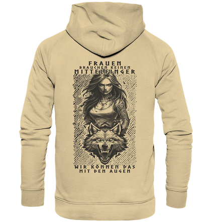 Frauen Brauchen Keinen Mittelfinger .... - Basic Unisex Hoodie