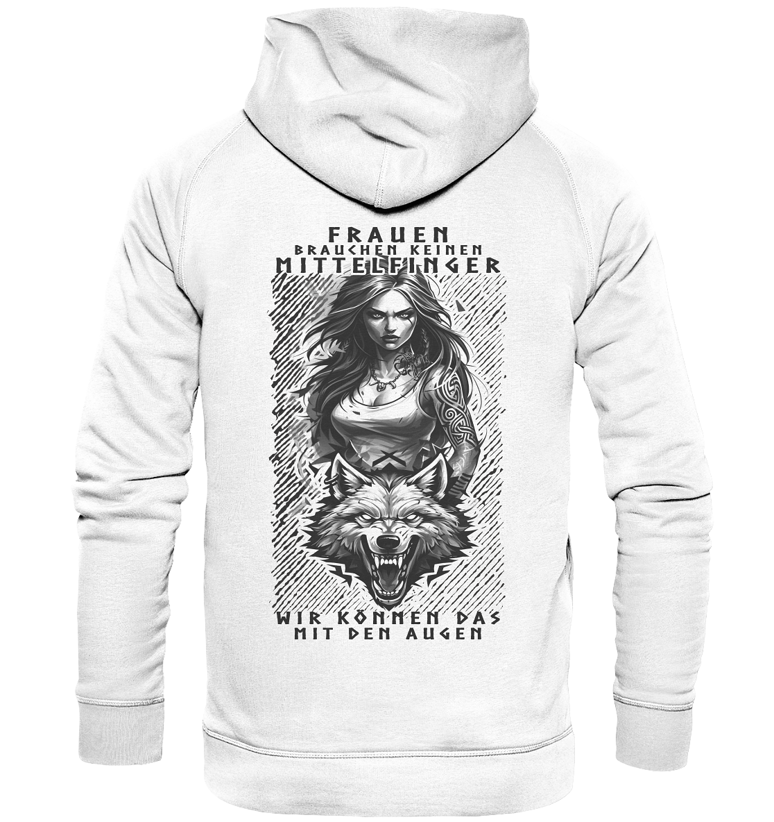 Frauen Brauchen Keinen Mittelfinger .... - Basic Unisex Hoodie