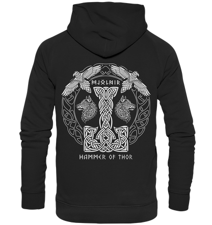 Mjölnir Hammer of Thor  - Basic Unisex Hoodie XL