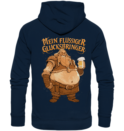 Mein Flüssiger Glücksbringer  - Organic Basic Hoodie