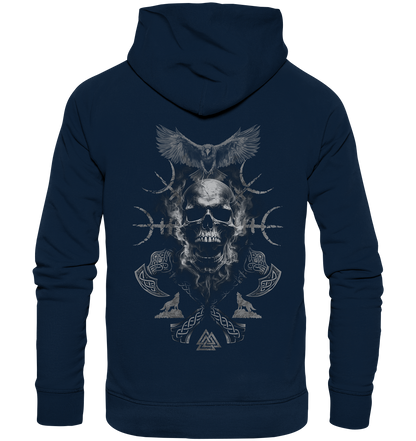 Skull Aegishjalmur - Organic Basic Hoodie