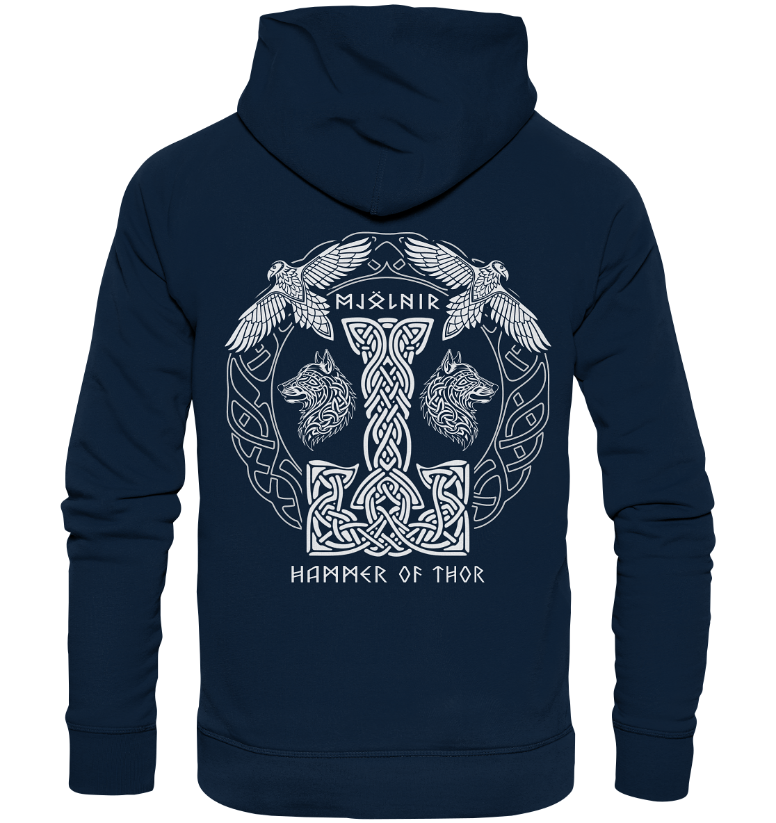 Mjölnir Hammer of Thor  - Organic Basic Hoodie