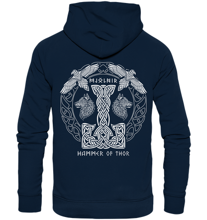 Mjölnir Hammer of Thor  - Organic Basic Hoodie