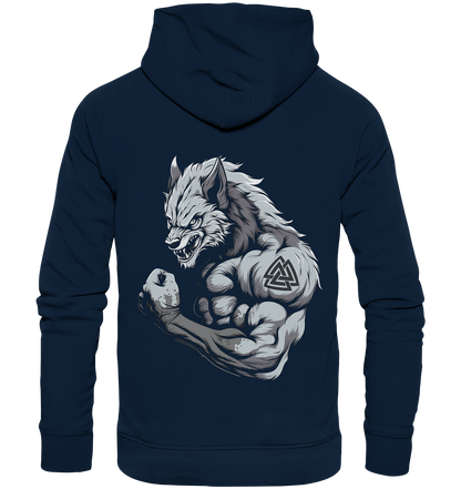 Wolf Valknut  - Organic Basic Hoodie