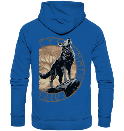 Wolf Yggdrasil  - Organic Basic Hoodie