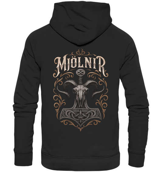 Mjölnir , Schädel - Organic Basic Hoodie
