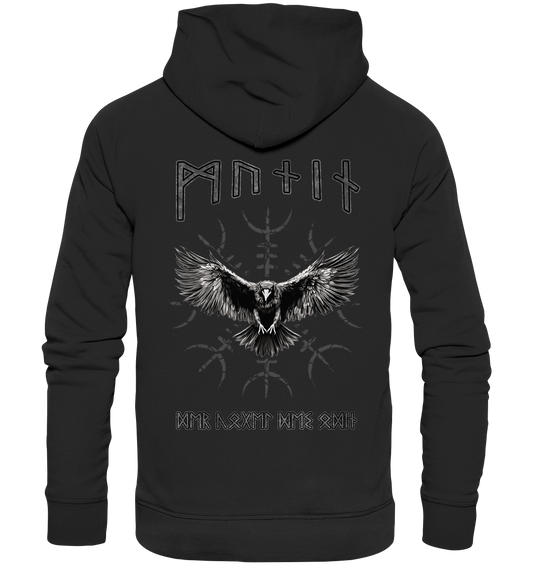 Rabe Munin Aegishjalmur - Organic Basic Hoodie