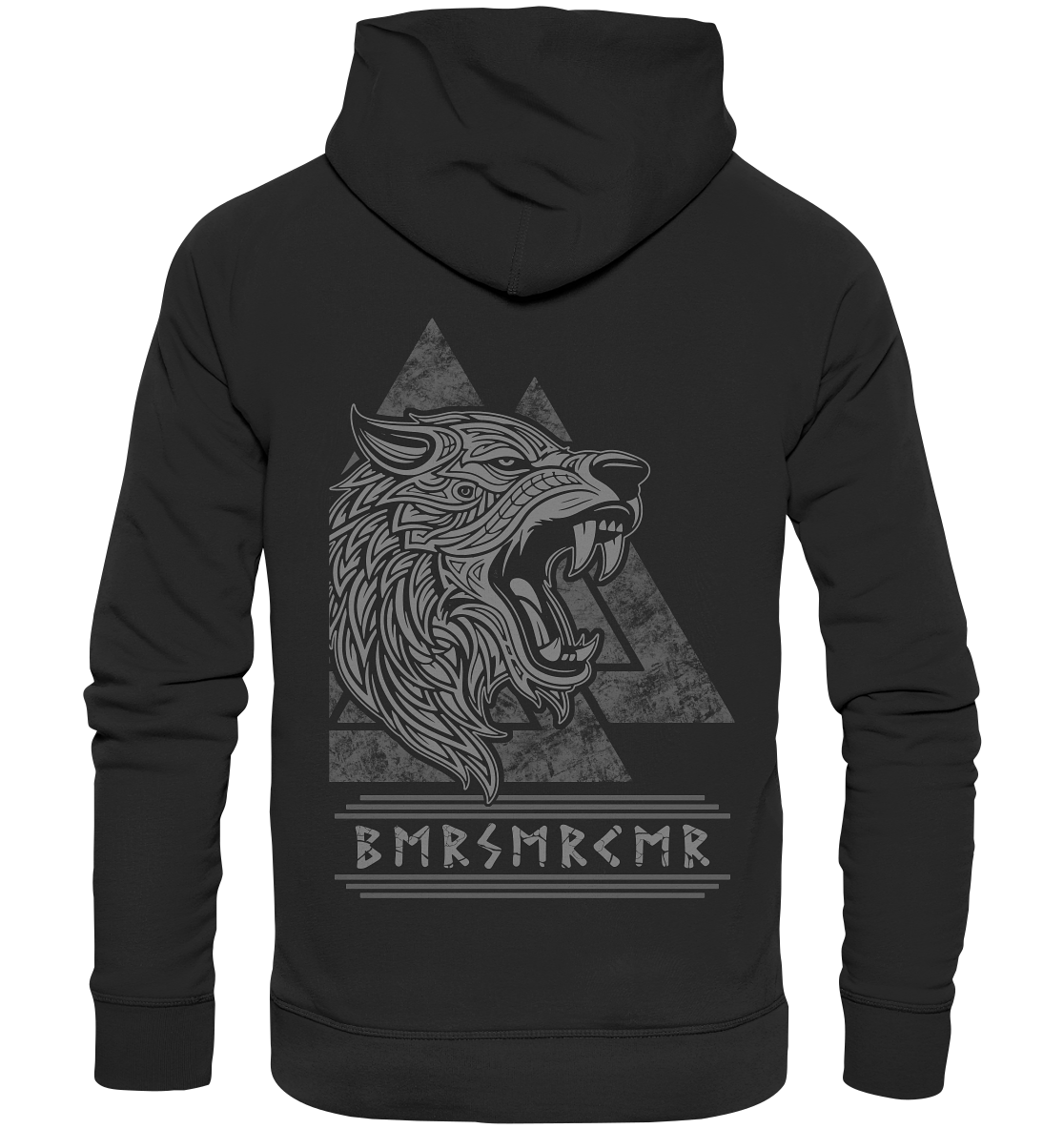 Nordic Wolf Berserker - Organic Basic Hoodie