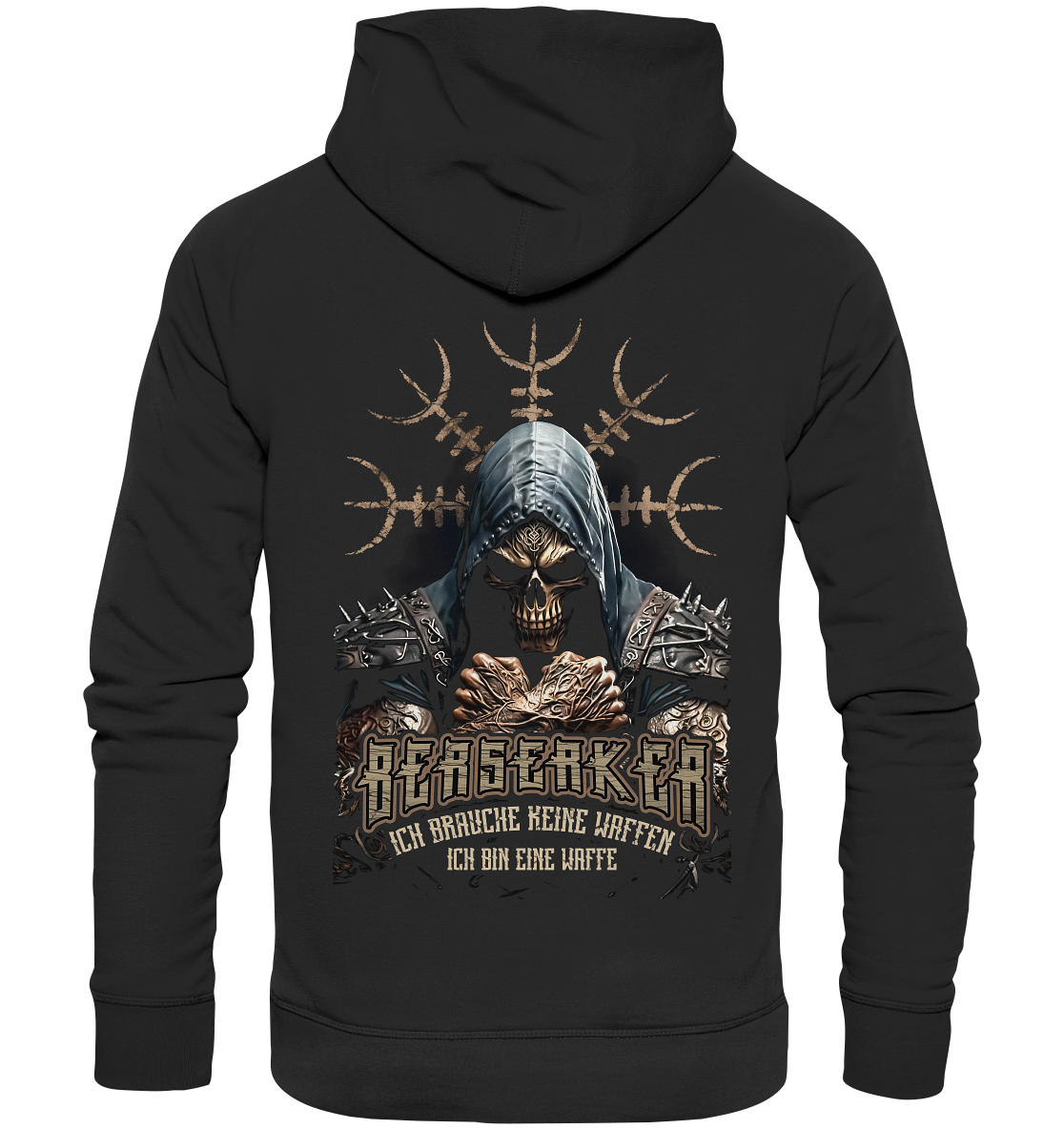 Berserker Ich Brauche Keine Waffen - Organic Basic Hoodie