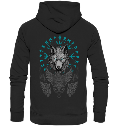 Wolf Vegvisir - Organic Basic Hoodie