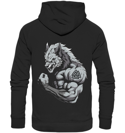 Wolf Valknut  - Organic Basic Hoodie