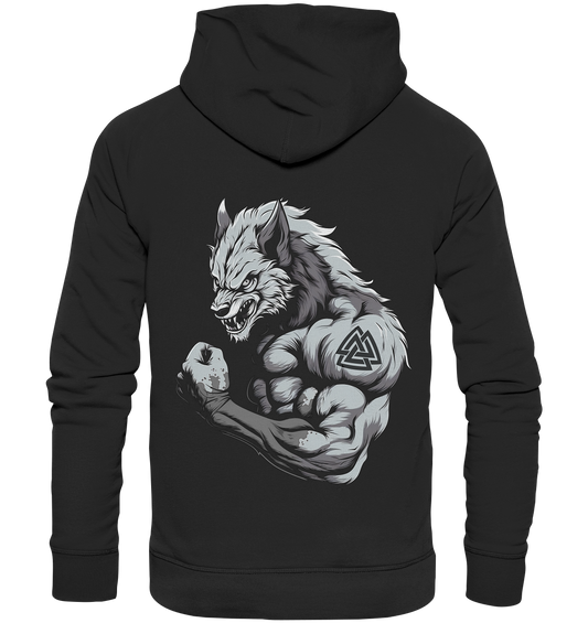 Wolf Valknut  - Organic Basic Hoodie