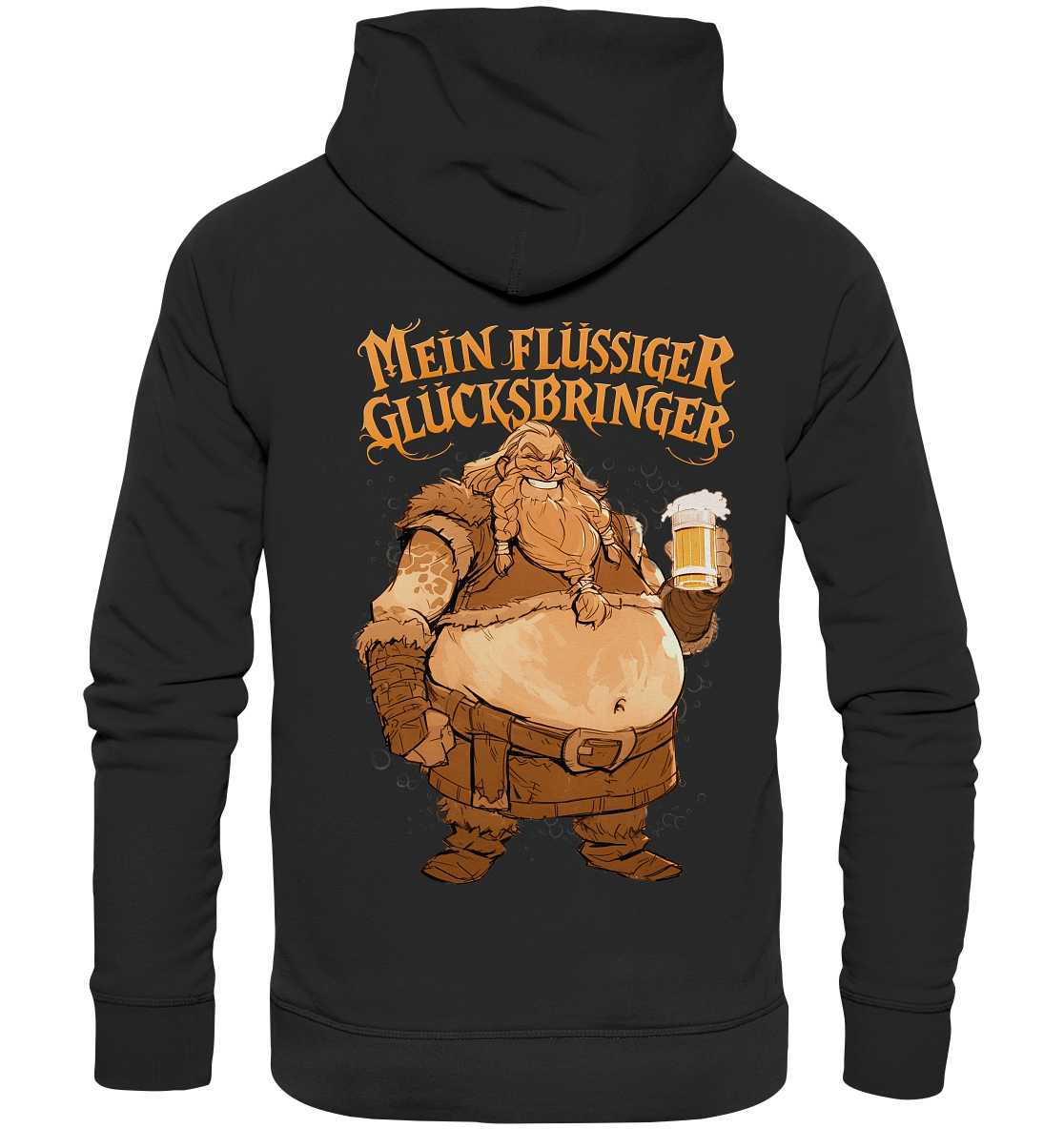 Mein Flüssiger Glücksbringer  - Organic Basic Hoodie